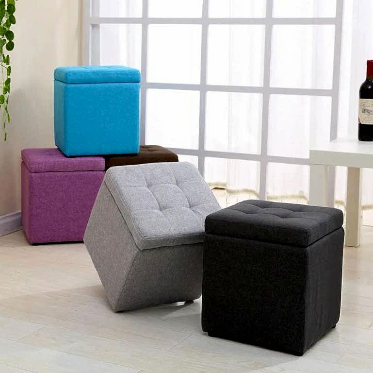 химчистка стандартного пуфа